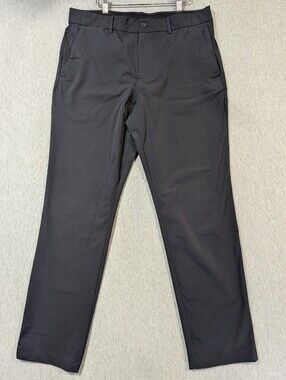 Tilley Performance Nylon Blend Pants Men's 36 X 32 Dark Blue Black Straight Leg